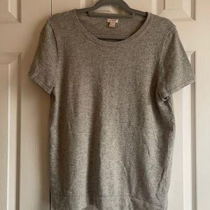 J crew short sleeve sweater shirt